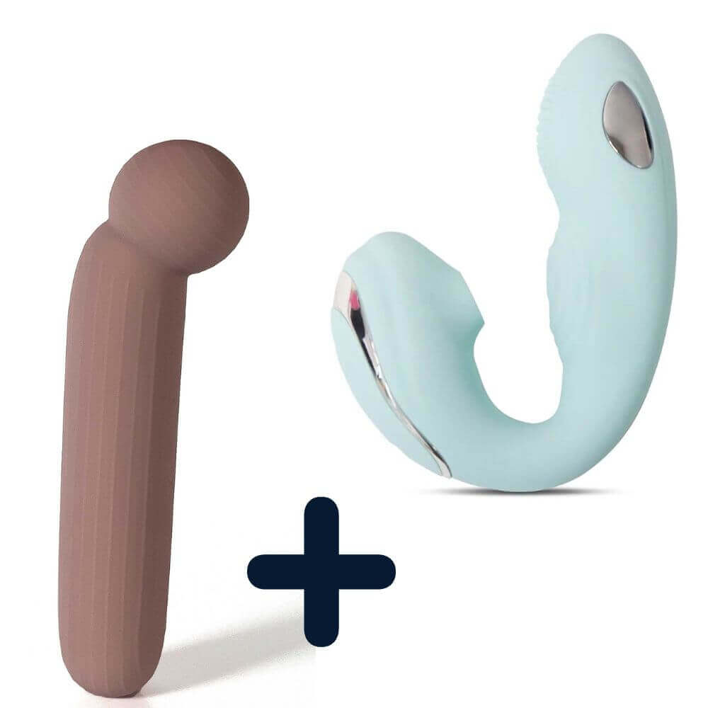 Pack vibromasseur clitoris et point G