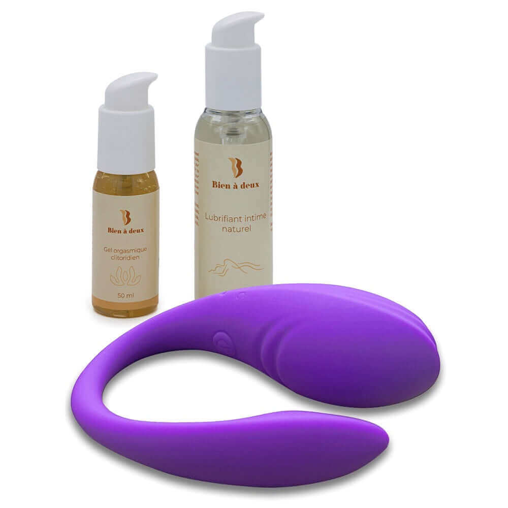 pack oeuf vibrant + gel clitoris + lubrifiant intime